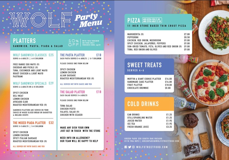 Wolf Italian Street Food, Green Park, 250 South Oak Way, Lime Square