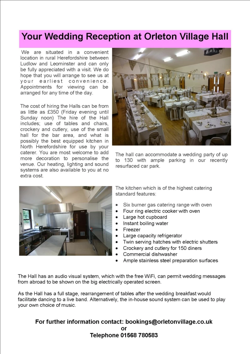 Orleton Village Hall photo 2