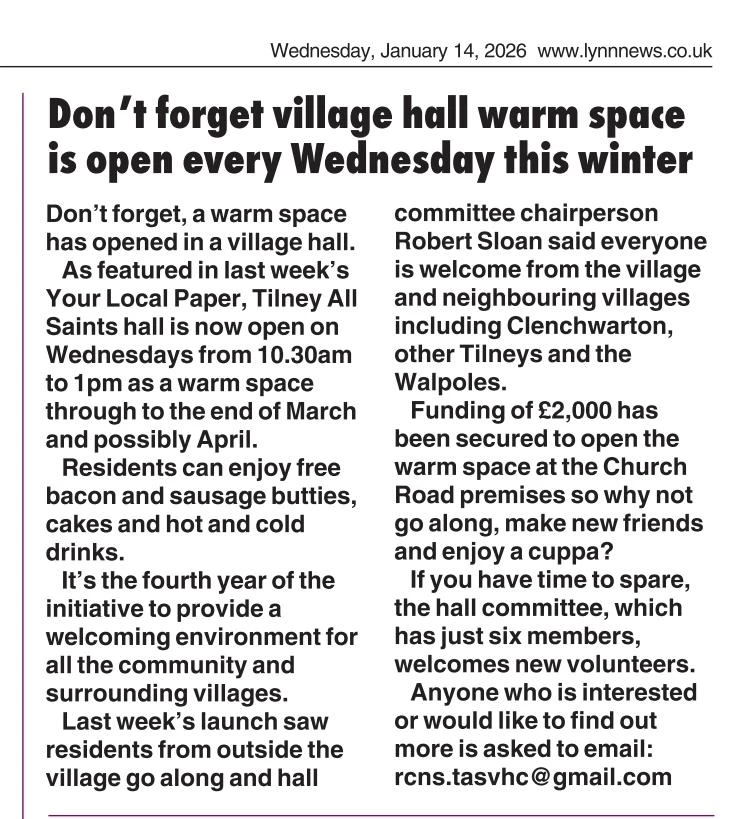 Tilney All Saints Village hall photo 5