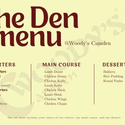 The Den @Woody's Camden Photo